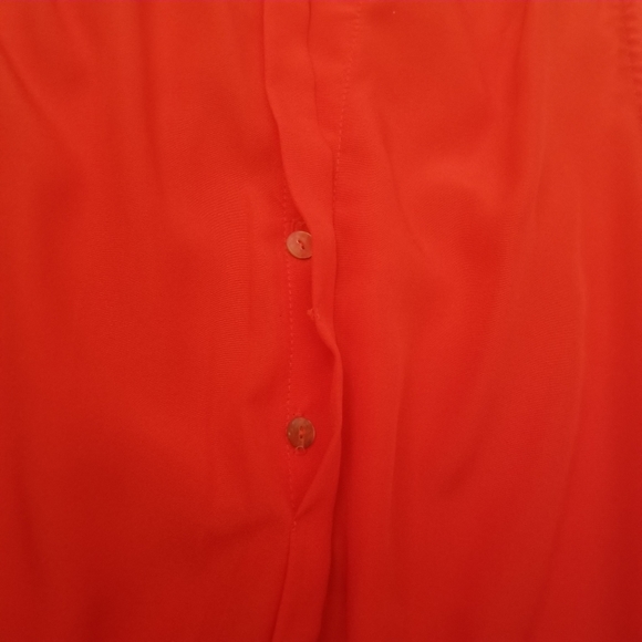 Spring sleeveless red dress - Picture 4 of 4